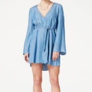 Guess wrap around “denim” dress